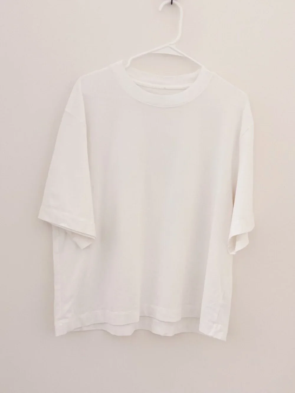 Abercrombie & Fitch Soft A&F Premium Heavyweight Cropped Tee White Women's M - Picture 1 of 3
